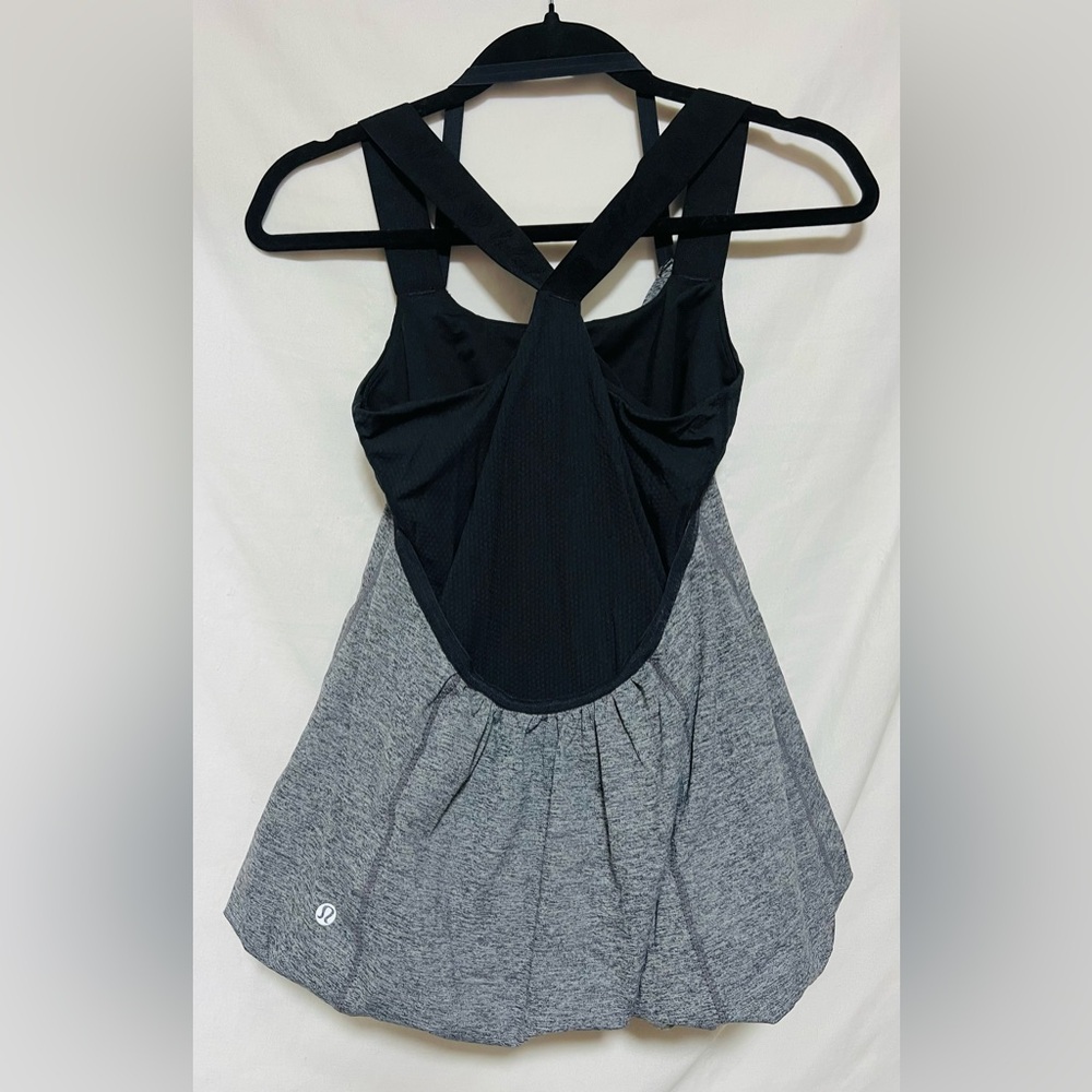 ✨Rare✨ LULULEMON Awareness Double Layer Bubble Tank Top Logo Straps Halter Yoga - Picture 6 of 13